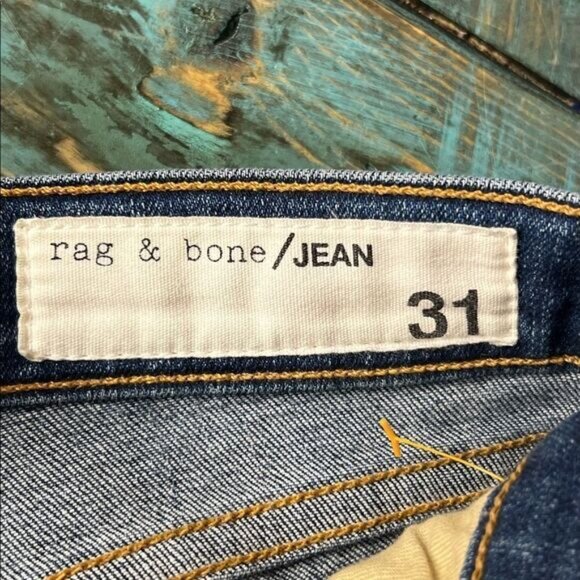 RAG  Bone High Rise Skinny Jeans Size 31 - Picture 13 of 15